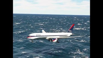 The uncontrolled plane fell into the sea when it was about to land Eps 00198