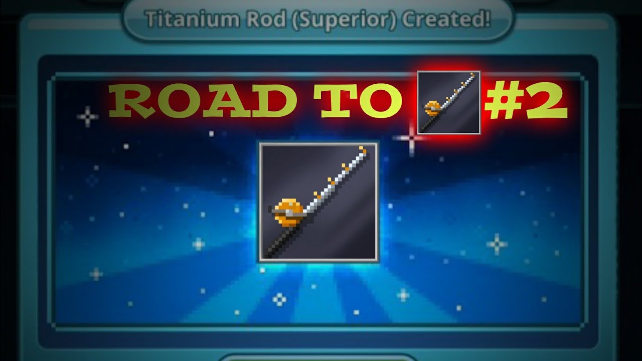Road to Titanium rod superior (part 2). Pixel worlds 6 YouTube