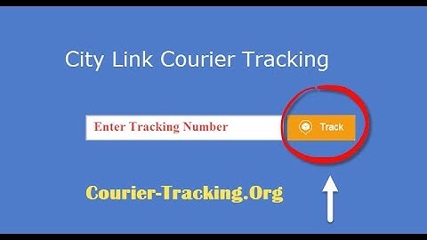 City Link Courier Tracking Guide