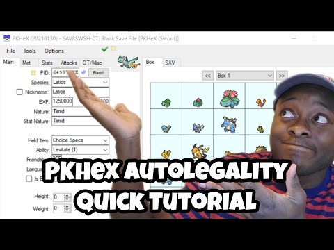 PKHex Autolegality Mod Tutorial | Make Legal Pokemon Fast | Pokemon Sword And Shield