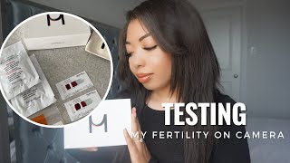 I TOOK A FERTILITY TEST ON CAMERA! + Do I Want a Baby??