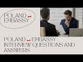 Poland embassy interview questions and answers poland embassy interview