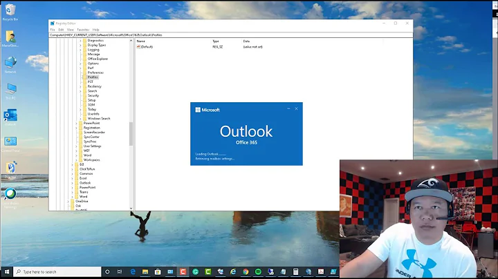 How to remove the Primary Account from Outlook