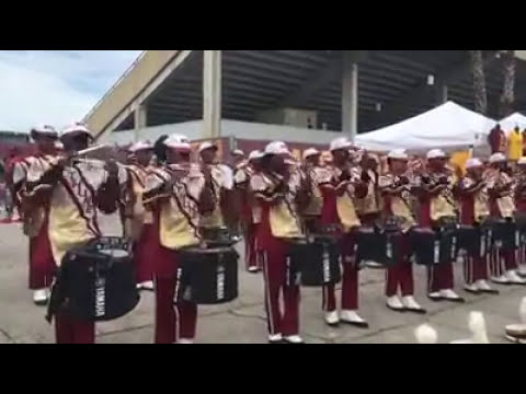 Bethune Cookman Percussion Section "Intro To Impact" (2017) - @suddenimpact607