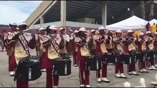 Bethune Cookman Percussion Section Intro To Impact (2017) - @suddenimpact607