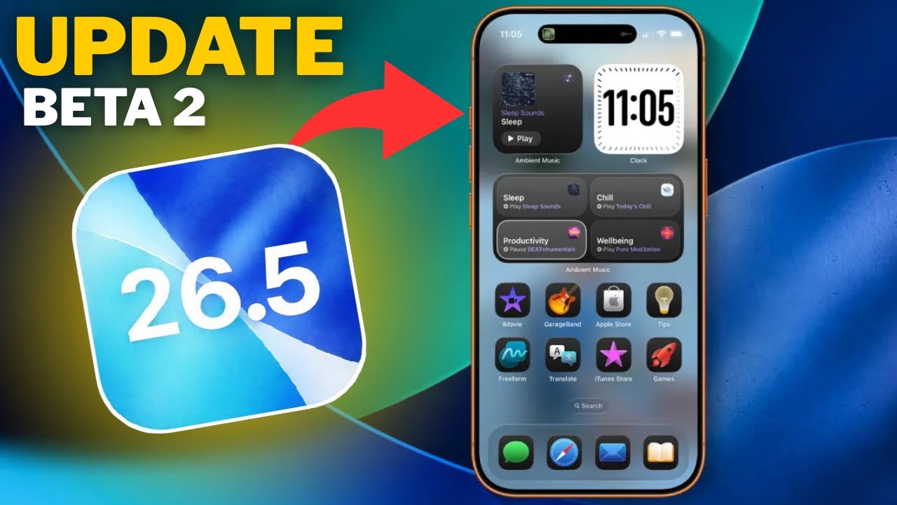 iOS 26.5 BETA 2 LIBERADA - ATENÇÃO PRA ESSA ATUALIZAÇÃO 🔥 - YouTube