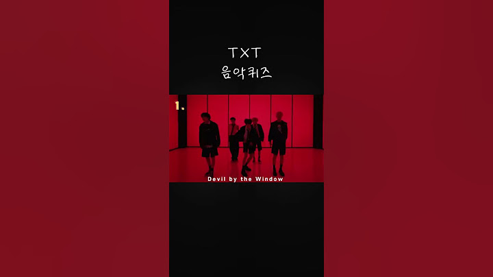 투바투 음악퀴즈! #TXT #투모로우바이투게더 #지구오락실