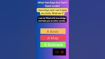 Unlock the Secrets! - What Has Keys but Can