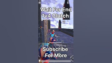 Wait For End 1v4 Clutch #bgmi #pubg #pubgmobile #shorts #shortsfeed #ytshorts #gaming #bgmishorts