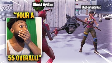 Ghost Aydan Calls Me Out To A 1v1 and Rates my Fortnite skills 1-10 !