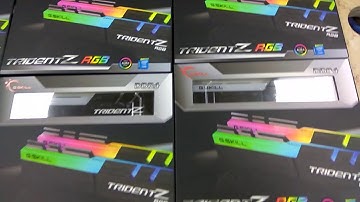 G Skill Trident Z RGB 8gb 2933Bus The World