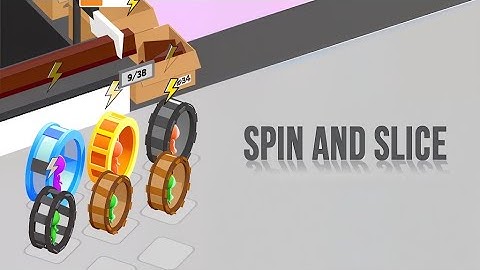 Spin and Slice (by Pubtrain Games) IOS Gameplay Video (HD)
