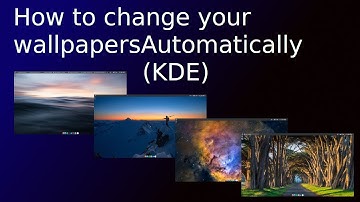 How to change your wallpaper automatically on linux everyday (KDE)