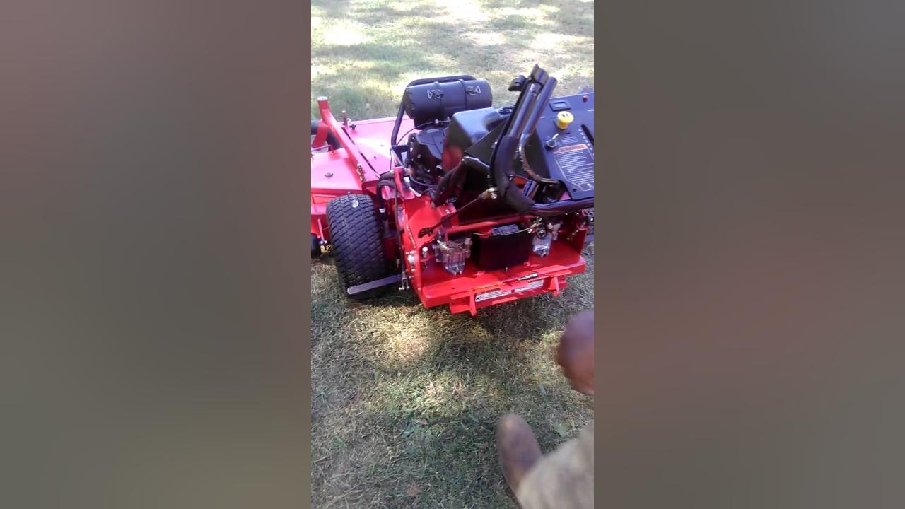 Fixing a leaking hydro pump on Exmark walkbehind YouTube