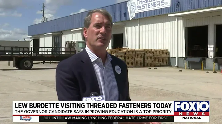 Gubernatorial candidate Lew Burdette visits area
