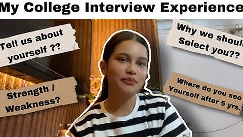 How to crack any INTERVIEW for College Admission ✅|| All About Amity University Interview Questions