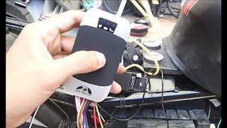 GPS tracker alarm installation in MOTO detailed from 0 part 1/3