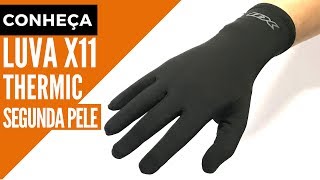 Luva X11 Thermic Segunda Pele Térmica Moto Motociclista Frio