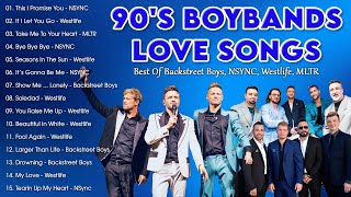 90's BOYBANDS Greatest Hits 🎶 Backstreet Boys, Westlife, NSync, A1, Blue & More