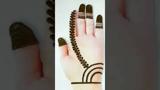 Very Easy and Simple Mehndi design for Front Hand #shorts #valentine'sdaymehndi #eidmehndi screenshot 3