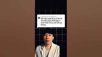 Sỏi niệu quản là gì? Sỏi niệu quản 8mm gây ứ nước thận thì nên làm gì?| ThS.BS Trần Quốc Phong