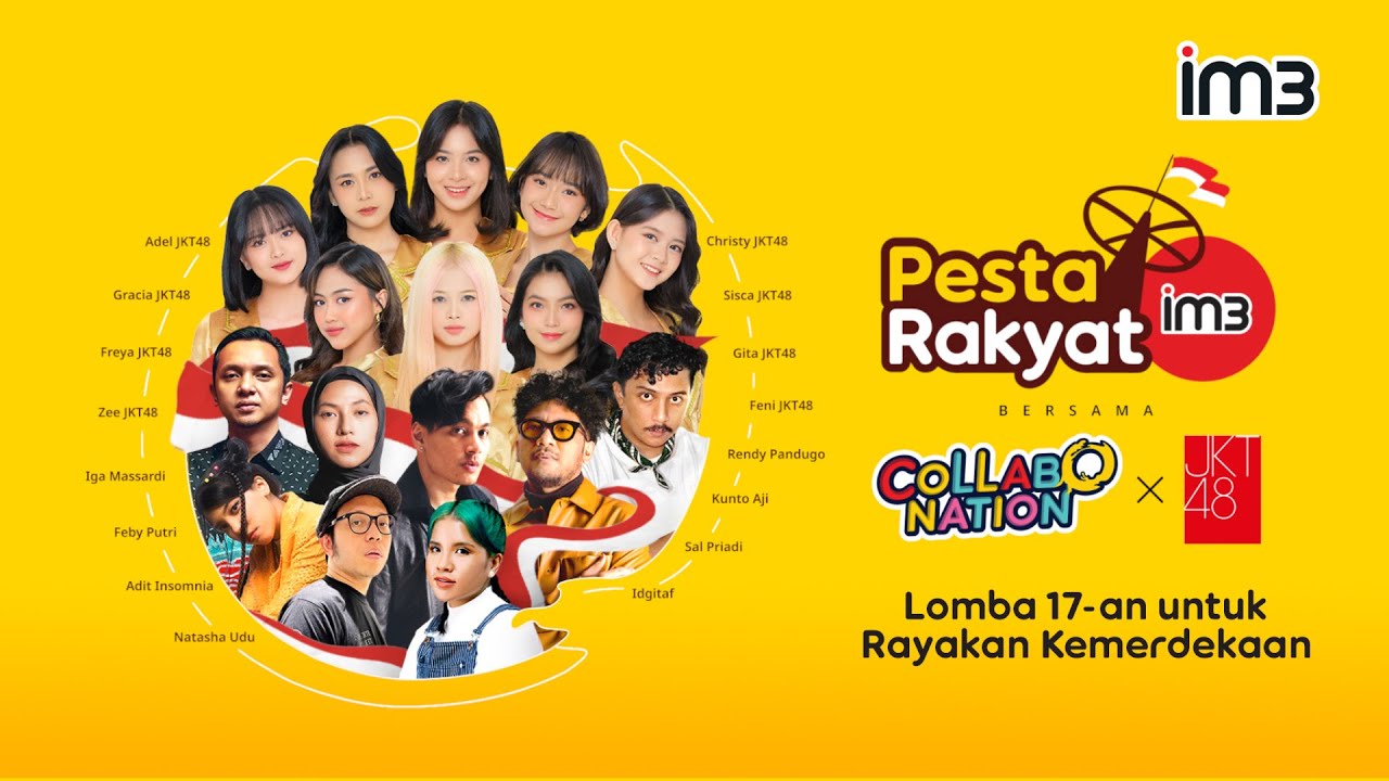 Lomba 17-an di Pesta Rakyat IM3 Bersama Collabonation x JKT48