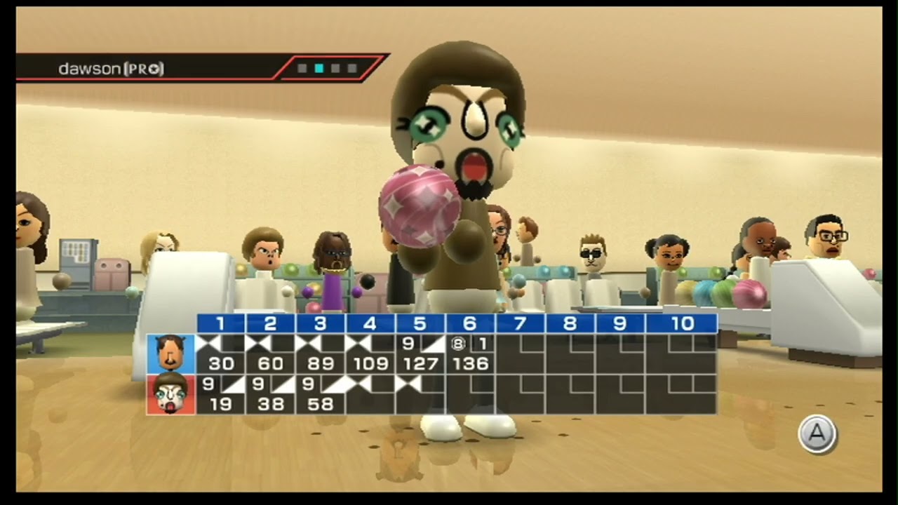 Czhauwhnng vs Dawson In Wii Sports Bowling YouTube