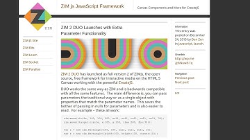 ZIM Capture 09 - PARAMETERS & BUTTONS - for #HTML #Canvas with #ZIMjs, #CreateJS and #JavaScript
