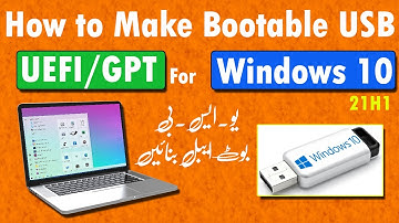 How To Make Bootable Pen Drive for Windows 10 | Bootable USB in UEFI/GPT Mode|2021|Javed Tech Master