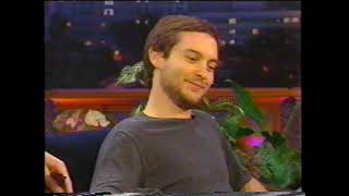 Howard on Leno 2000 with Tobey Maguire