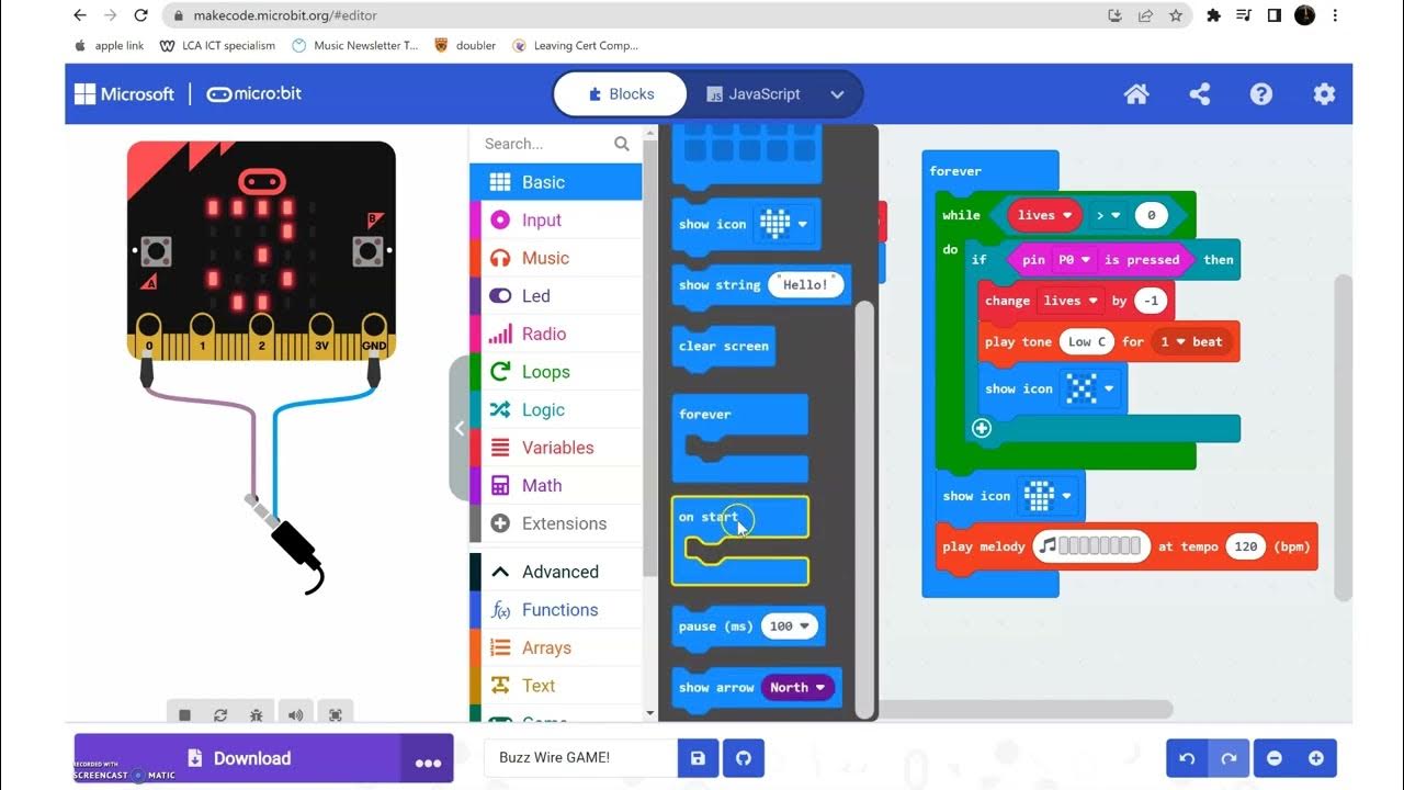 How to make Buzz Wire Game with microbit YouTube