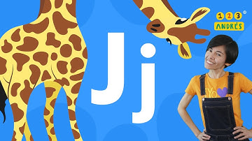 Canción de Letra J - "Vamos a Jugar" - 123 Andrés Ja Je Ji Jo Ju - "Canta las Letras"
