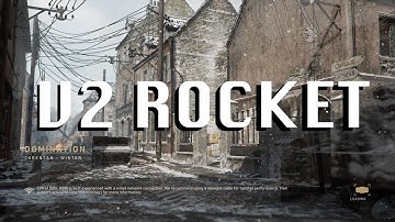 V2 ROCKET *SOLO* ON CARENTAN DOMINATION NUCLEAR PS4 (Call of Duty: WW2)
