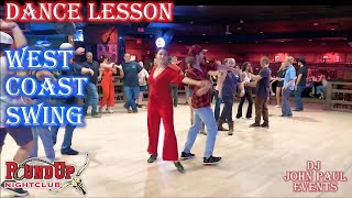 ⚾️ Baseball Throw ⚾️  West Coast Swing with JohnPaul and Ana at Round Up Nightclub