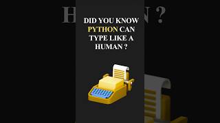Python Script That Types Like a Human | Python for beginners