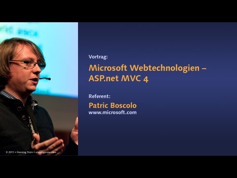 Microsoft Webtechnologien -- ASP.net MVC 4 - Patric Boscolo beim MMT 28