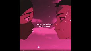 Juice WRLD -  Hide (Animated Music Video) | prod. by roku