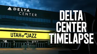 Arena signage ⏱TIMELAPSE⏱ - The Delta Center | UTAH JAZZ