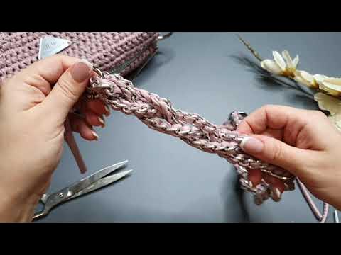 Простая и эффектная ручка для сумки | Вязание крючком - YouTube