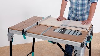 wolfcraft Precision saw table and work station MASTER CUT 2000 (part no. 6900000 (ENG))