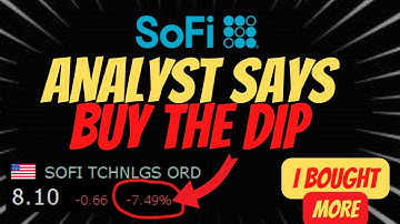 HUGE SOFI GUIDANCE CUT ⚠️ ANALYST SAYS BUY THE DIP 🚨🚨 MUST WATCH $SOFI