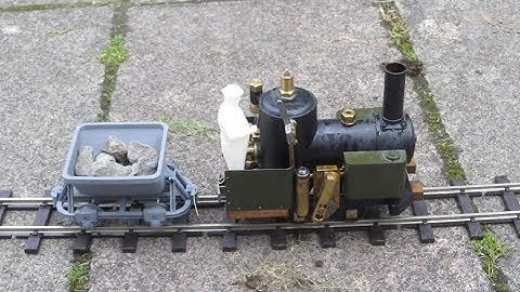 Cracker Live Steam Model Loco Garden Railway.