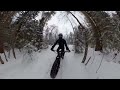 Fatbiking with the Insta 360 X2 on local trails