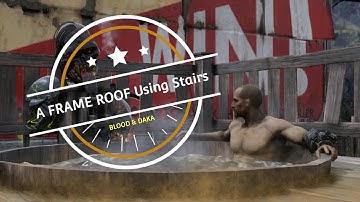 JUST THE TIP! A Fallout 76 CAMP Tutorial: HOW TO BUILD AN A-FRAME ROOF EASILY