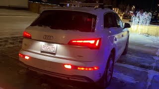 Ночной обзор Audi Q5 2021 года