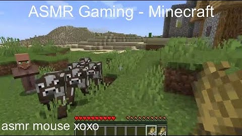ASMR Lo-Fi Gaming - Minecraft! (Mouse Clicking, Keyboard Sounds, Whispering)