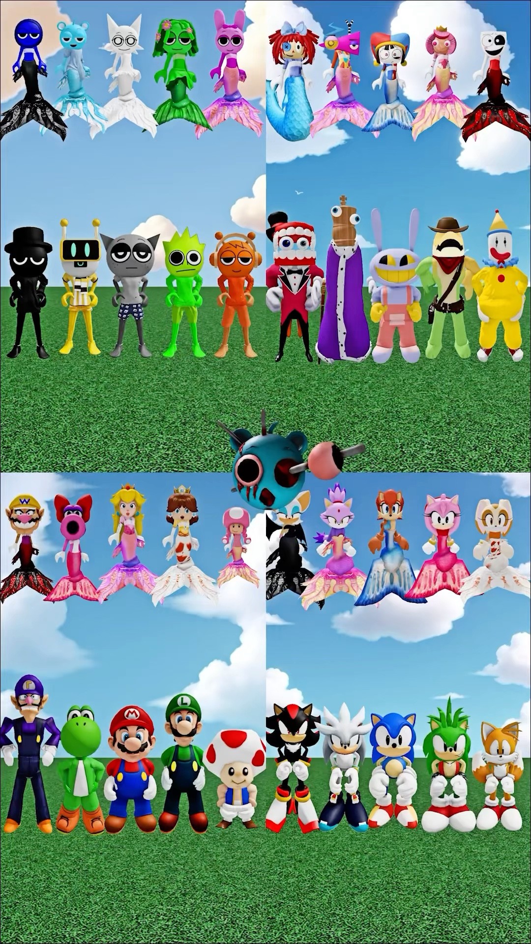 Roblox Baby Shark UmUmUm #sprunki #incredibox #digitalcircus #sonic #mario #pomni #animation