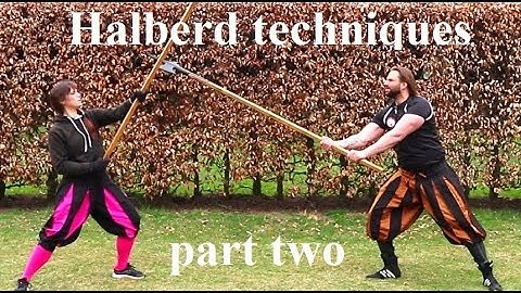 Learn the Art of Combat - Halberd Fighting Techniques - Part Two