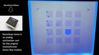 Nanoloop Mono Gameboy Analog Synthesizer - Obtain Elixir (A very simple loop)