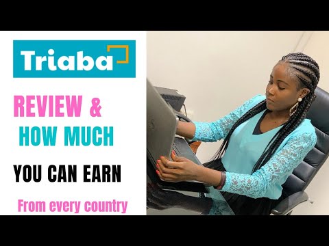 Triaba review:How much you can earn on triaba from your country